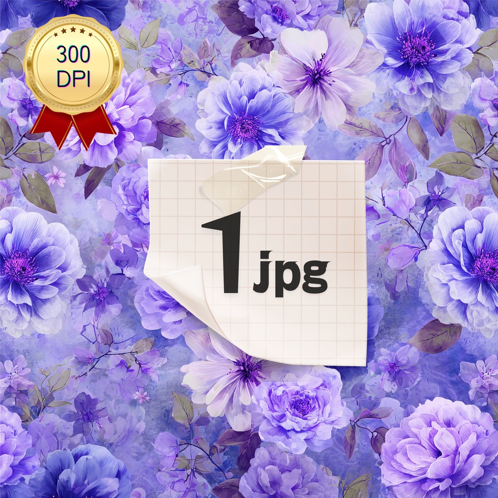 03_フラワーパターンテクスチャ背景素材｜デジタル＆印刷対応