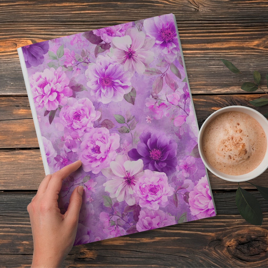 04_フラワーパターンテクスチャ背景素材|デジタル&印刷対応