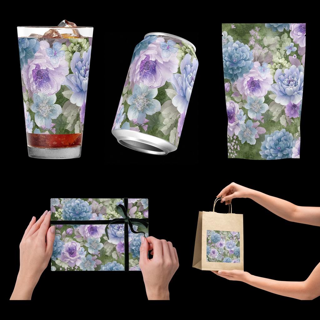 03_フラワーパターンテクスチャ背景素材|デジタル&印刷対応