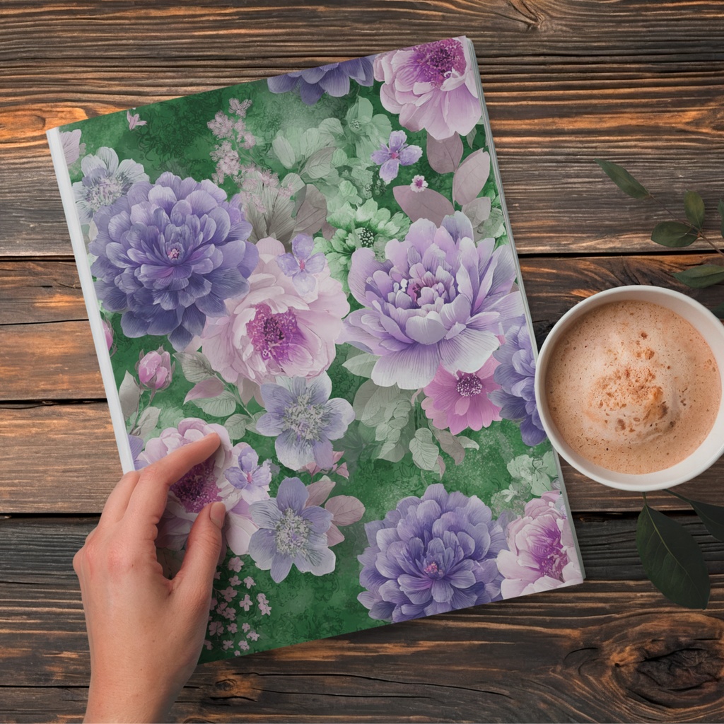 04_フラワーパターンテクスチャ背景素材|デジタル&印刷対応