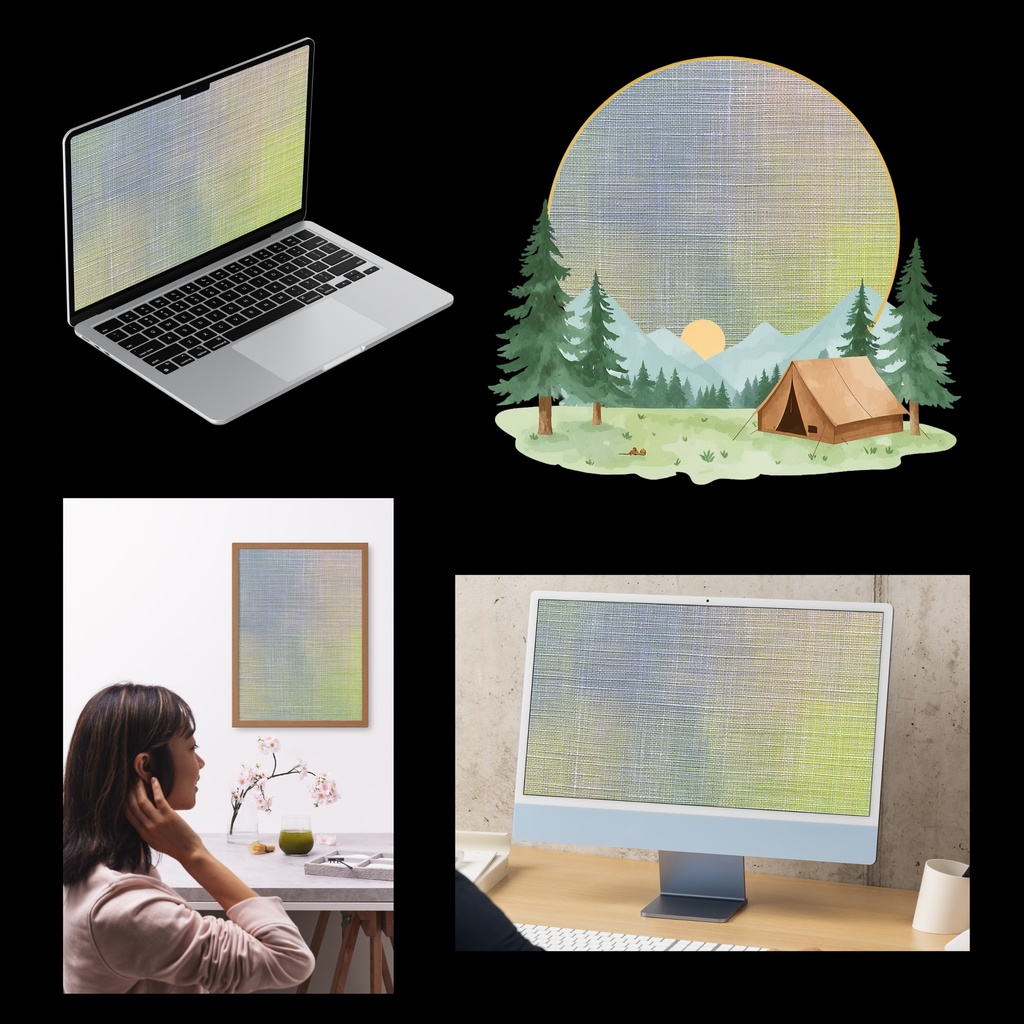 05_リネンファブリックテクスチャ背景素材|12色セット・デジタル&印刷対応