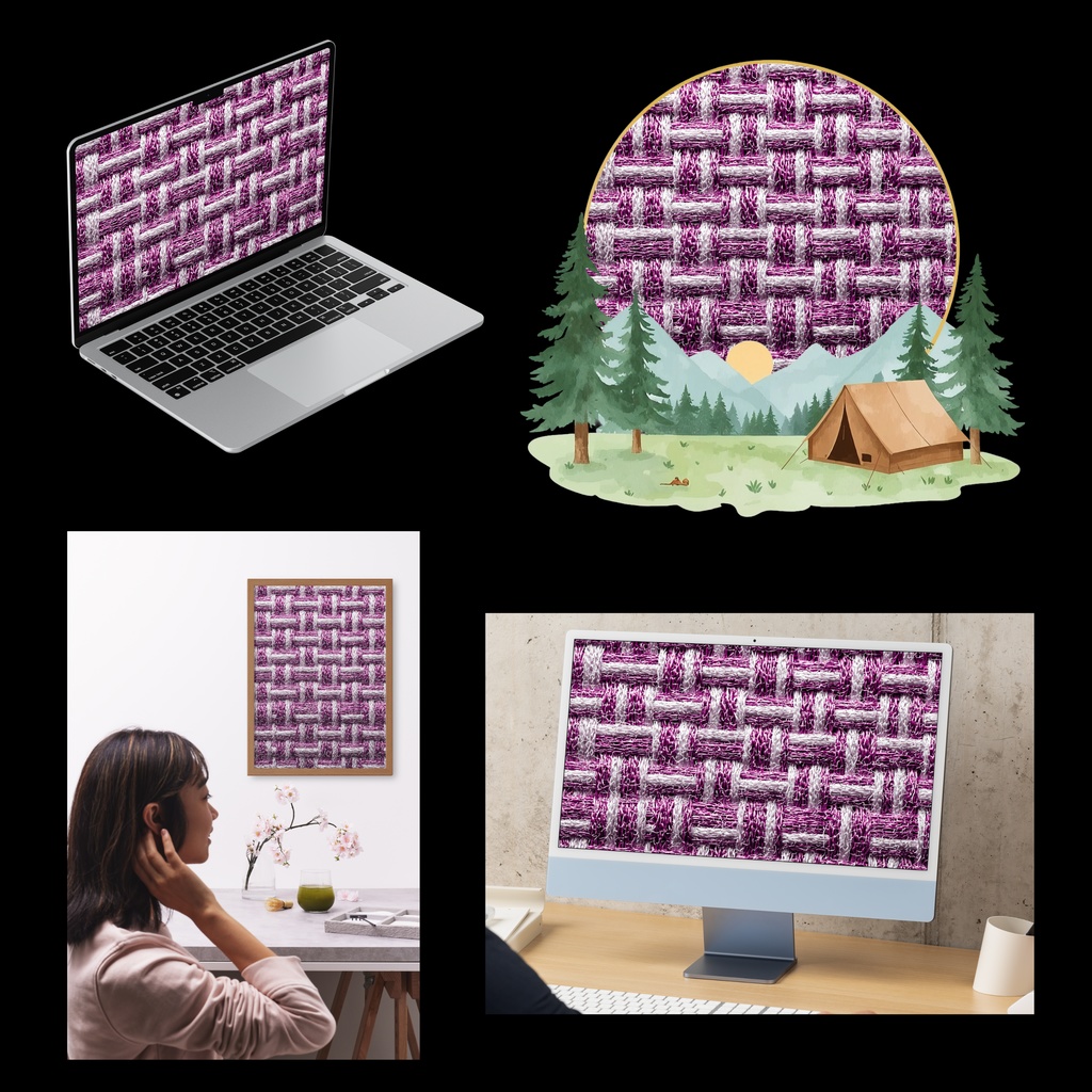 04_リネンファブリックテクスチャ背景素材|デジタル&印刷対応