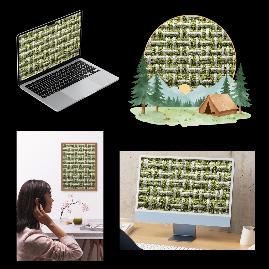 05_リネンファブリックテクスチャ背景素材|デジタル&印刷対応