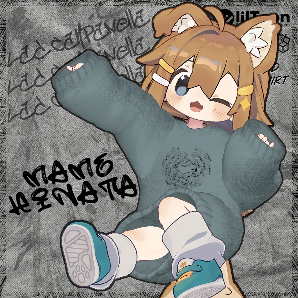 【5アバター対応】Oversized Sweatshirt