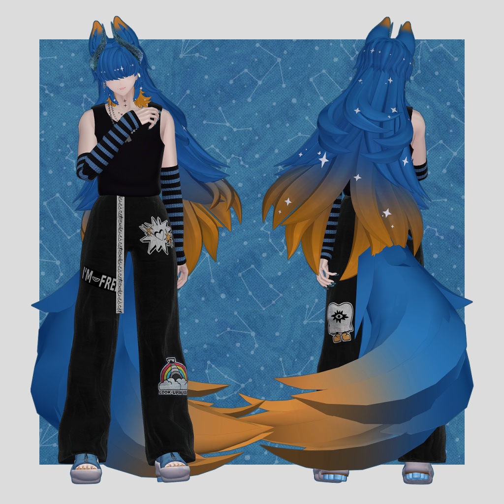 【オリジナル3Dモデル】アズエド-AZUEDO-