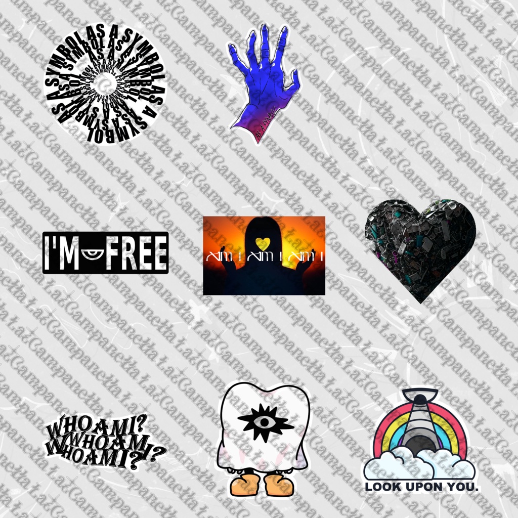 【La¿Campanella EXIST】KOTODAMAステッカー