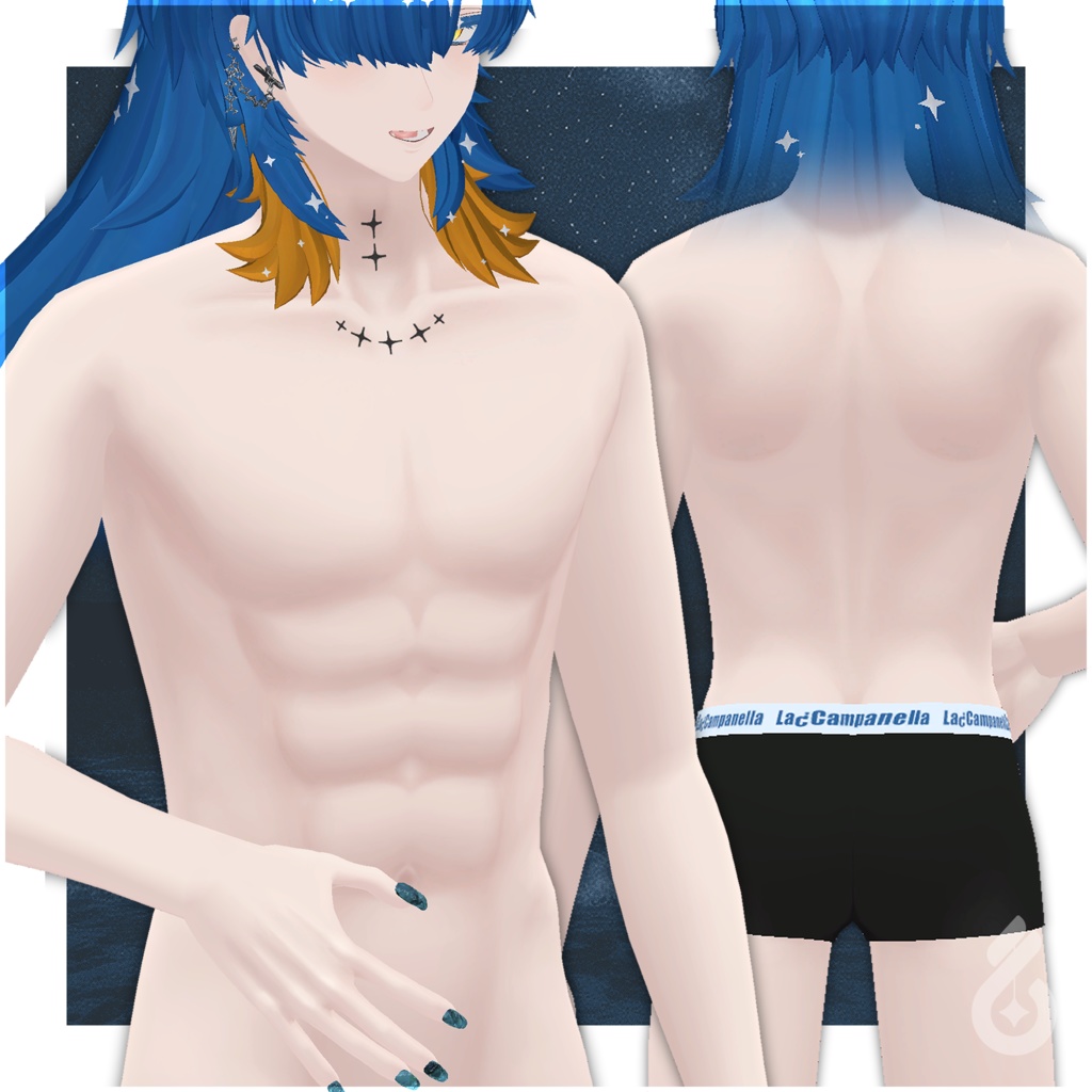 【オリジナル3Dモデル】アズエド-AZUEDO-