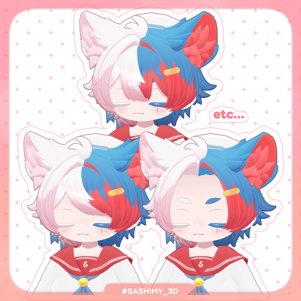 サシミ=ホーミィ -Sashimy Homyy-【オリジナル3Dモデル】