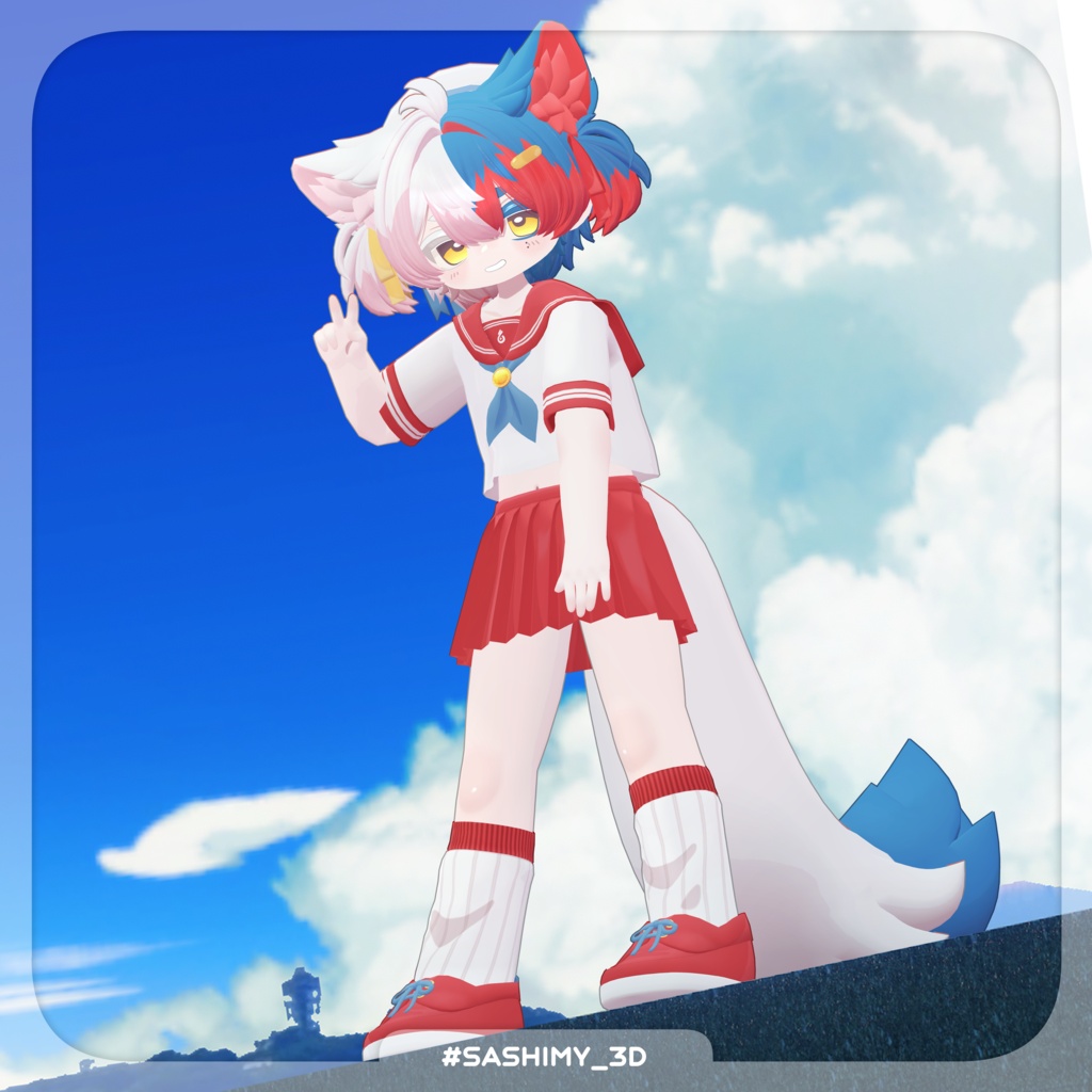 サシミ=ホーミィ -Sashimy Homyy-【オリジナル3Dモデル】