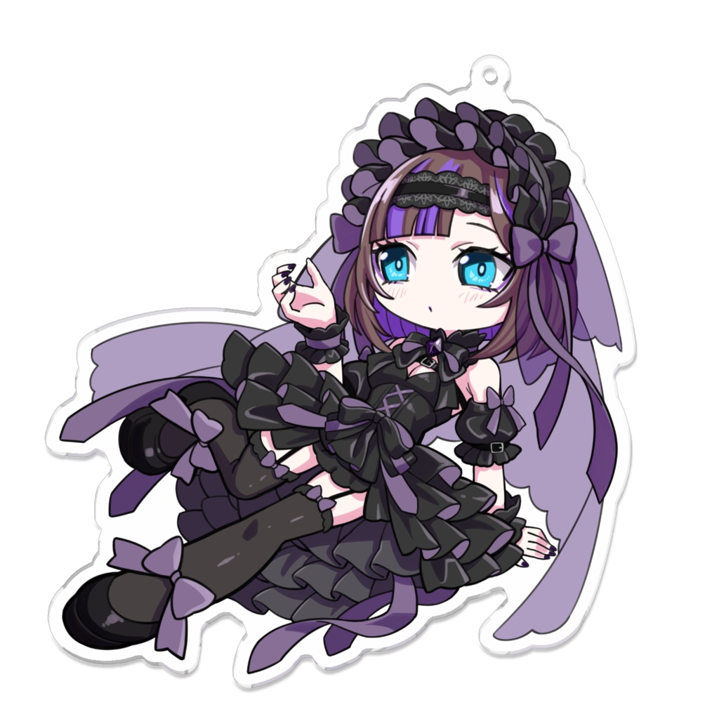 黒花嫁アクキー