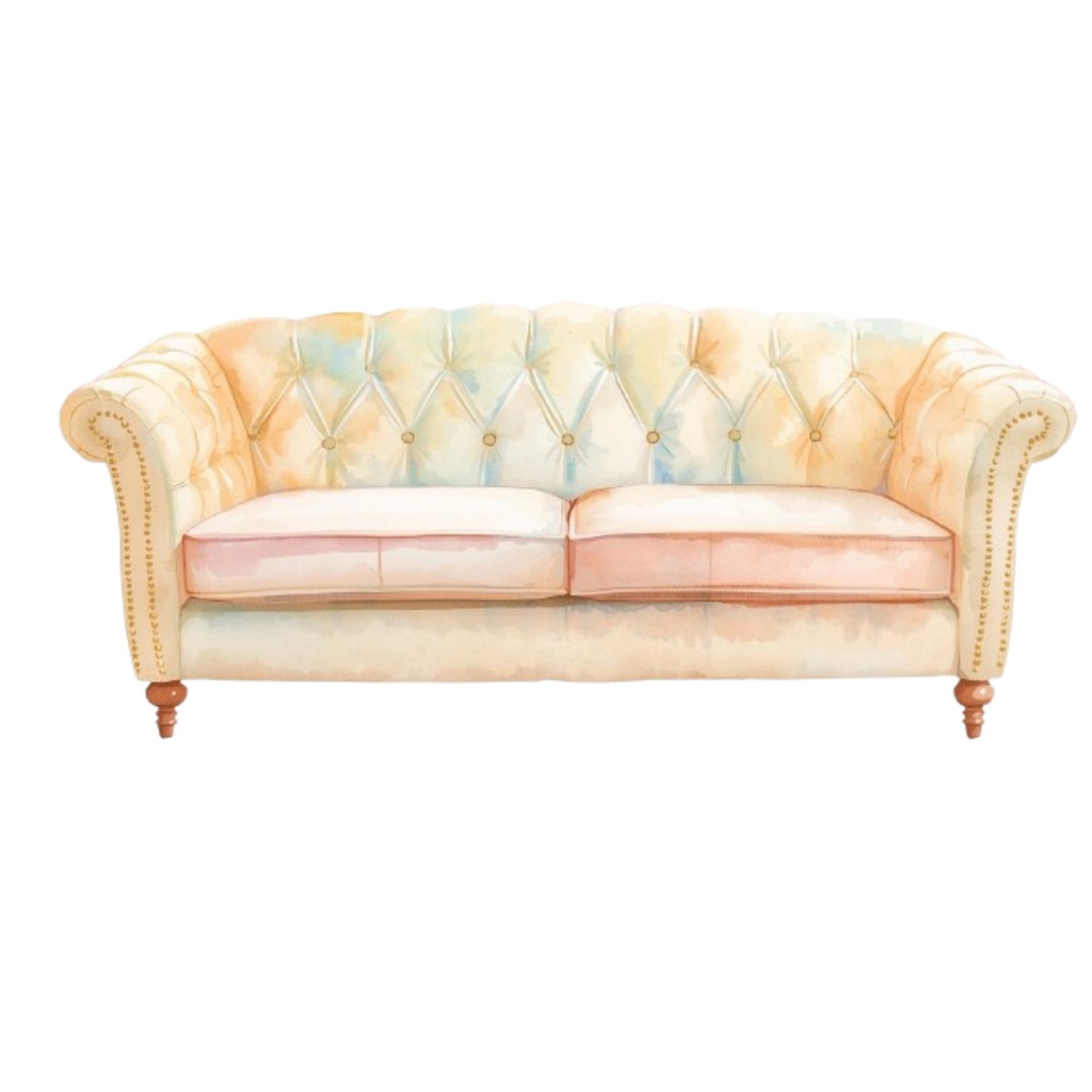 水彩画風 カフェモチーフ クリップアートセット 4セット