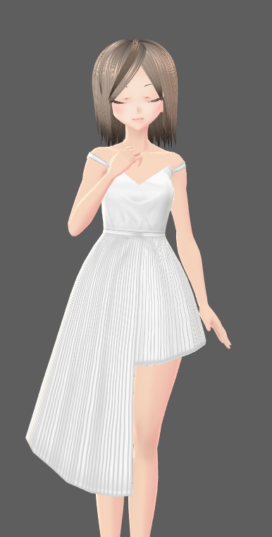 White dress for Vroid