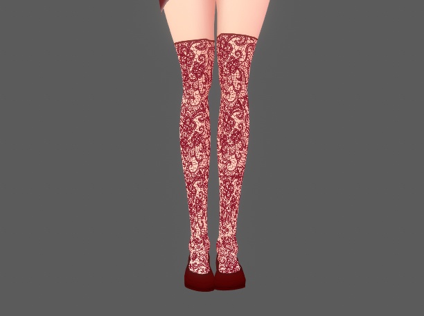 [FREE] Rose stockings for VRoid
