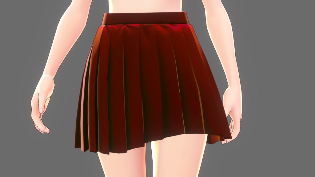 [FREE] Satin Skirt