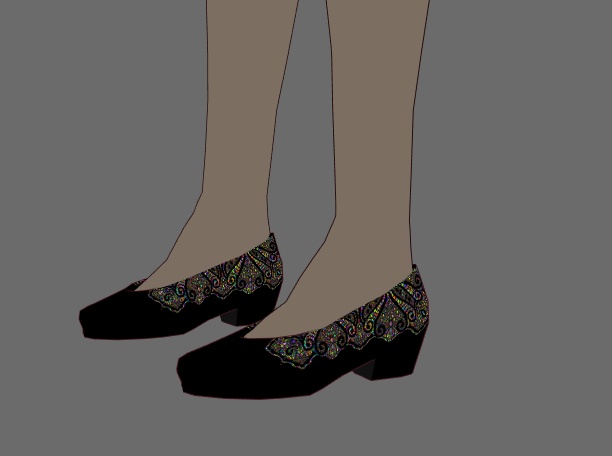 [FREE] Stained Glass shoes