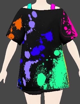 [FREE] Splatted Shirt (Splatoon 3 inspired shirt)