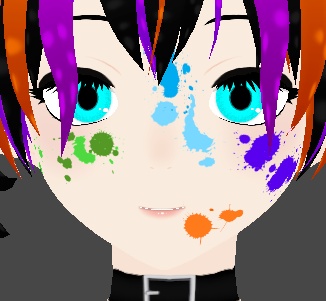 [FREE] Painted Face paint + Hollow eyes