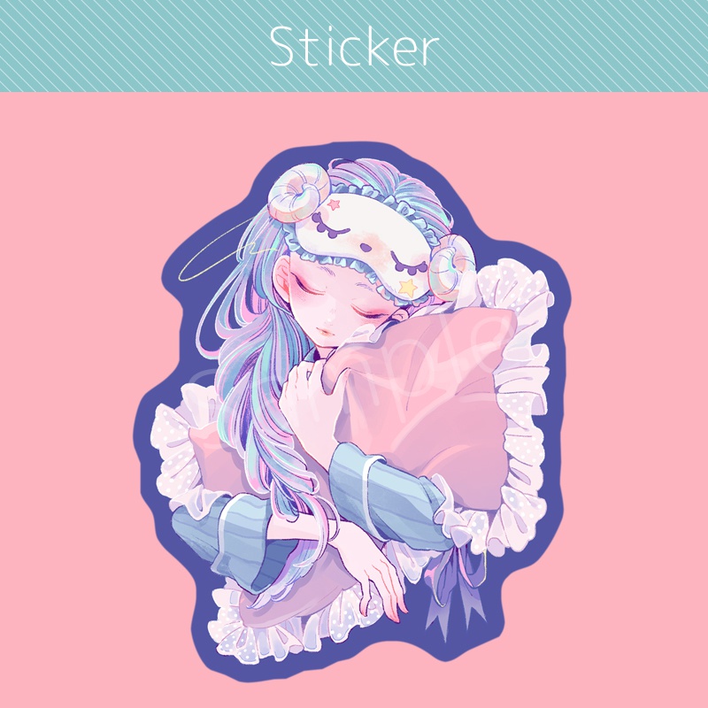 ステッカー < nemunemu >[最終販売]