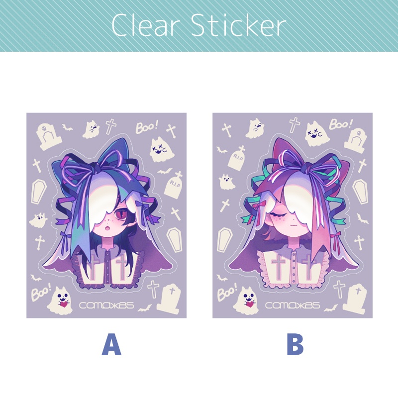 クリアステッカー