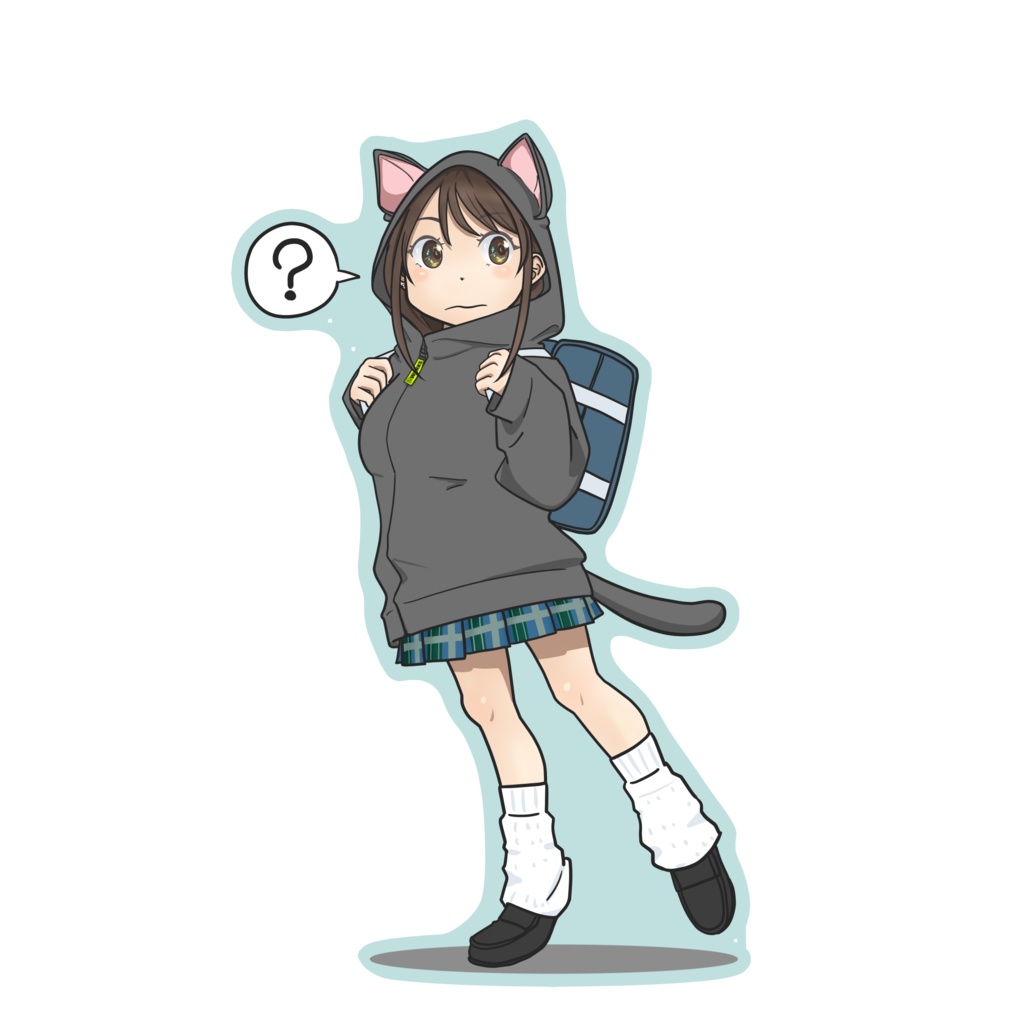 猫耳パーカーあいちゃん