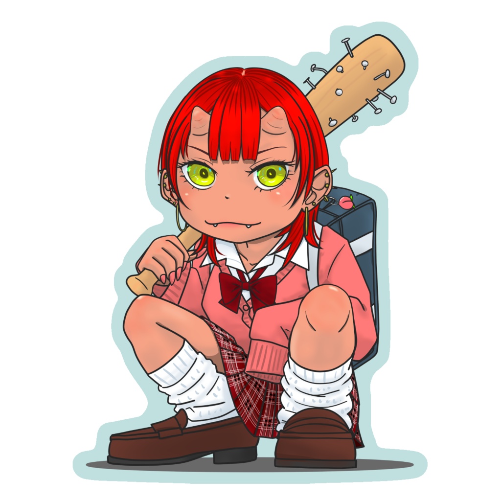 ステッカー鬼JK