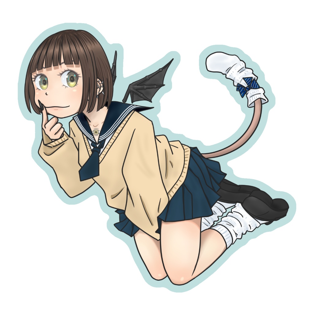 ステッカー小悪魔ちゃん2号