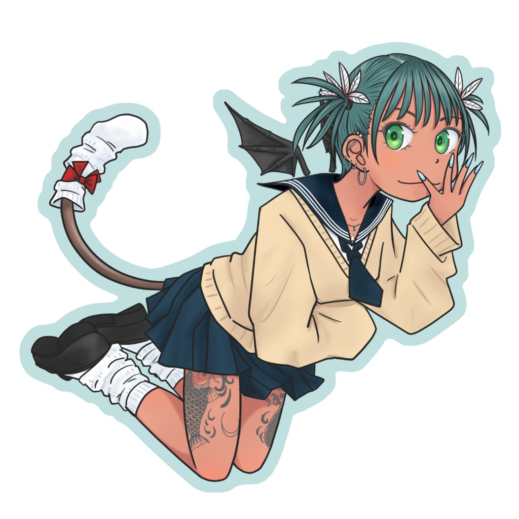 ステッカー小悪魔ちゃん1号