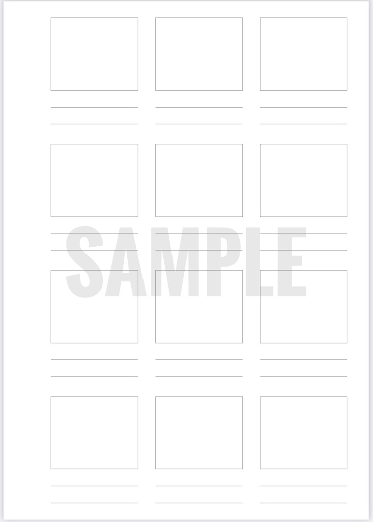 リフィル　色見本　12色