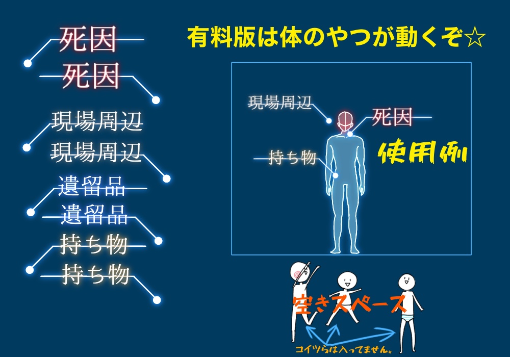 【ココフォリア素材】光ってるやつ!!!!『基本無料』