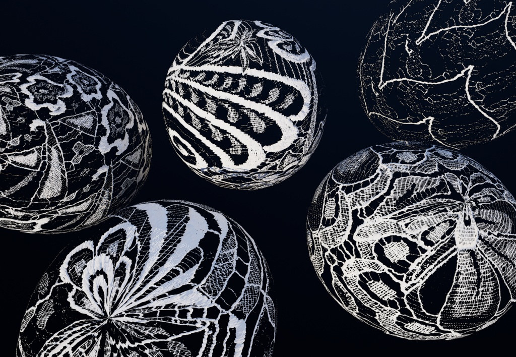 【5種類セット】4K レーステクスチャ【セットB】 【5-Piece Set】4K Lace Fabric Textures