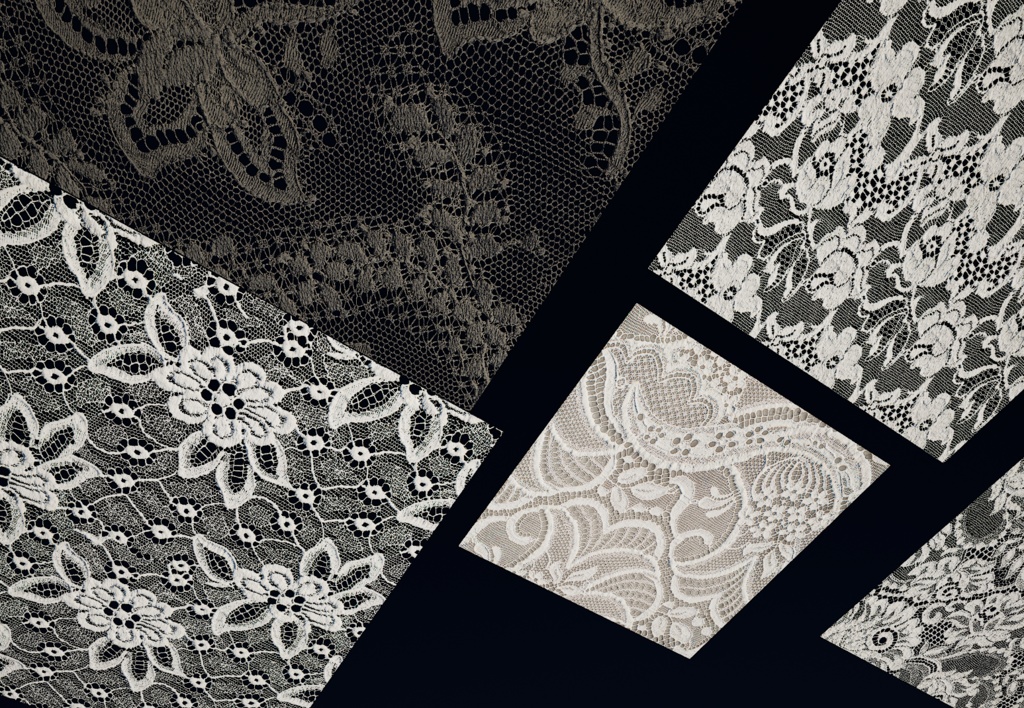 【5種類セット】4K レース テクスチャ【セットD】 【5-Piece Set】4K Lace Fabric Textures