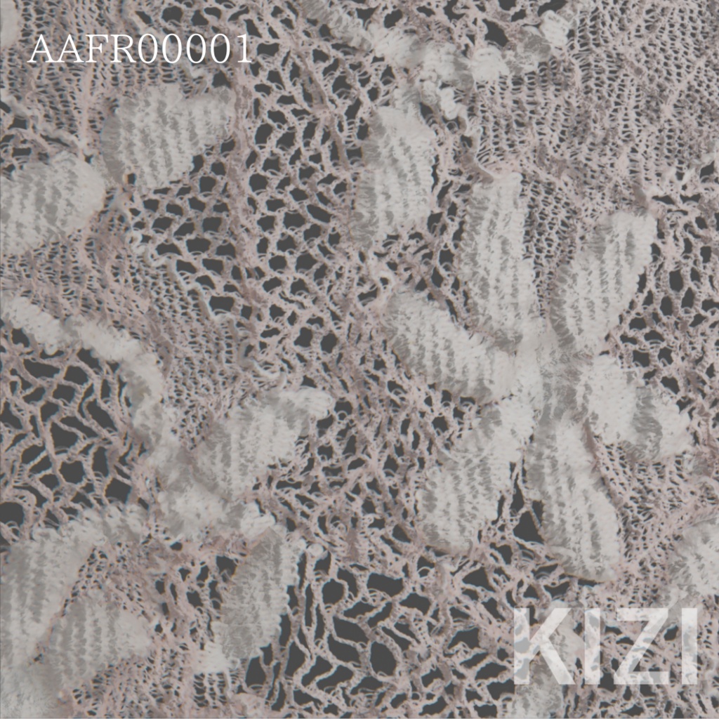 【5個セット】4KPBRテクスチャ【セットL】  【5-Piece Set】4K Lace Fabric PBR Textures