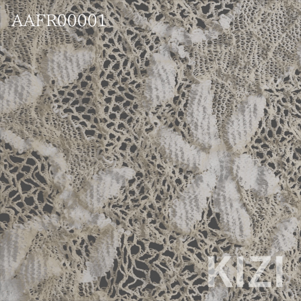 【5個セット】4KPBRテクスチャ【セットL】  【5-Piece Set】4K Lace Fabric PBR Textures