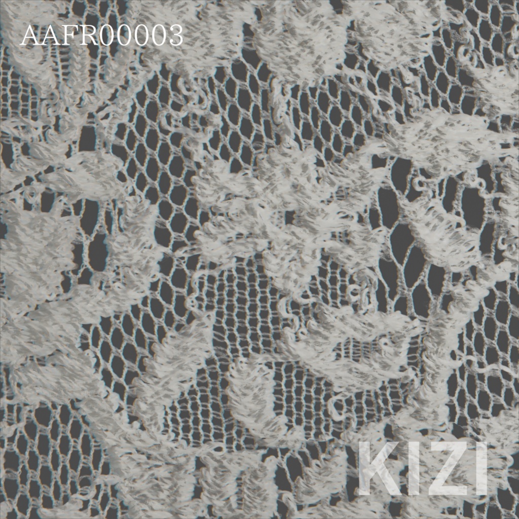 【5個セット】4KPBRテクスチャ【セットL】  【5-Piece Set】4K Lace Fabric PBR Textures