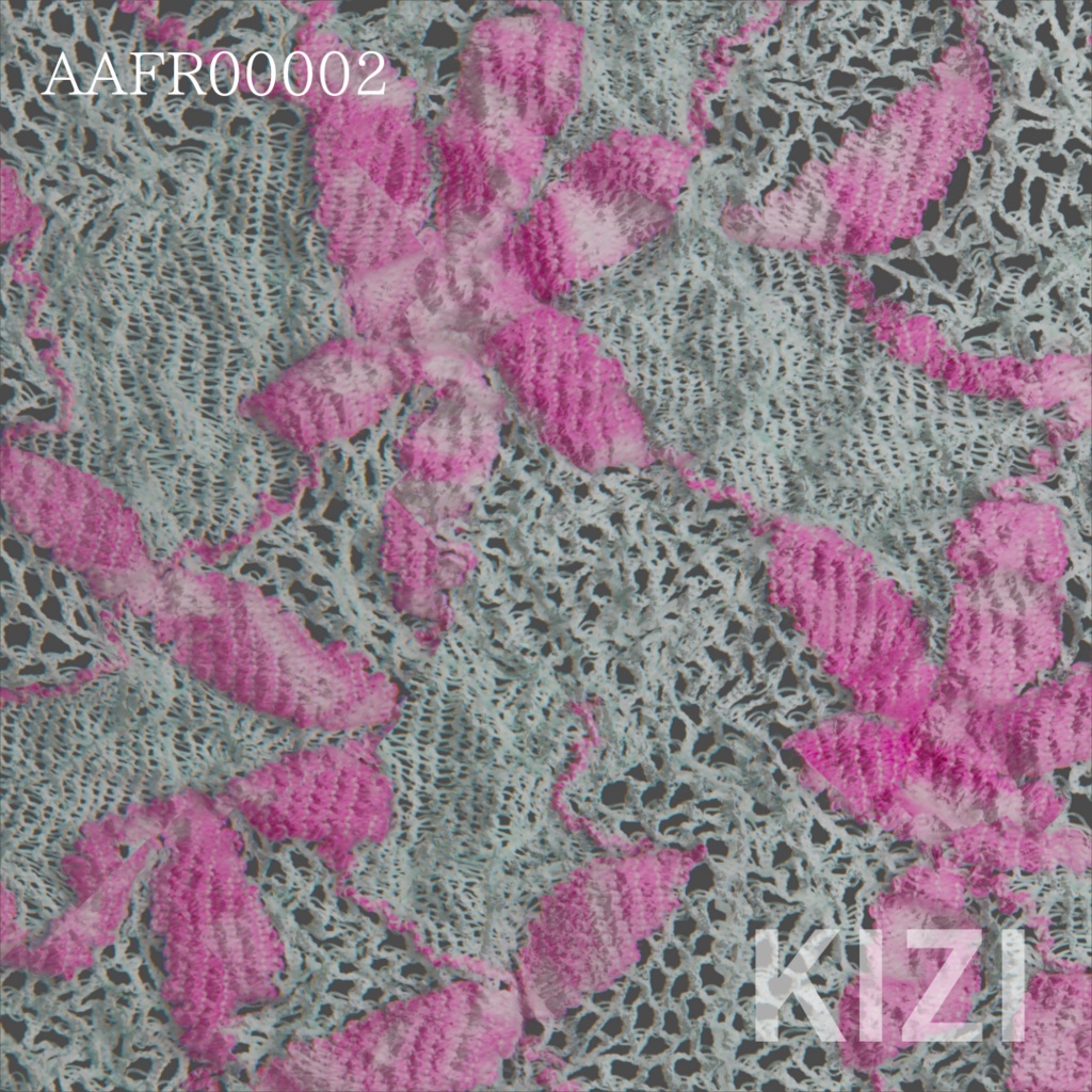 【5個セット】4KPBRテクスチャ【セットL】  【5-Piece Set】4K Lace Fabric PBR Textures