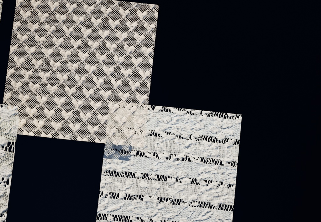 【5個セット】4KレースPBRテクスチャ【セットN】 【5-Piece Set】4K Lace Fabric Textures