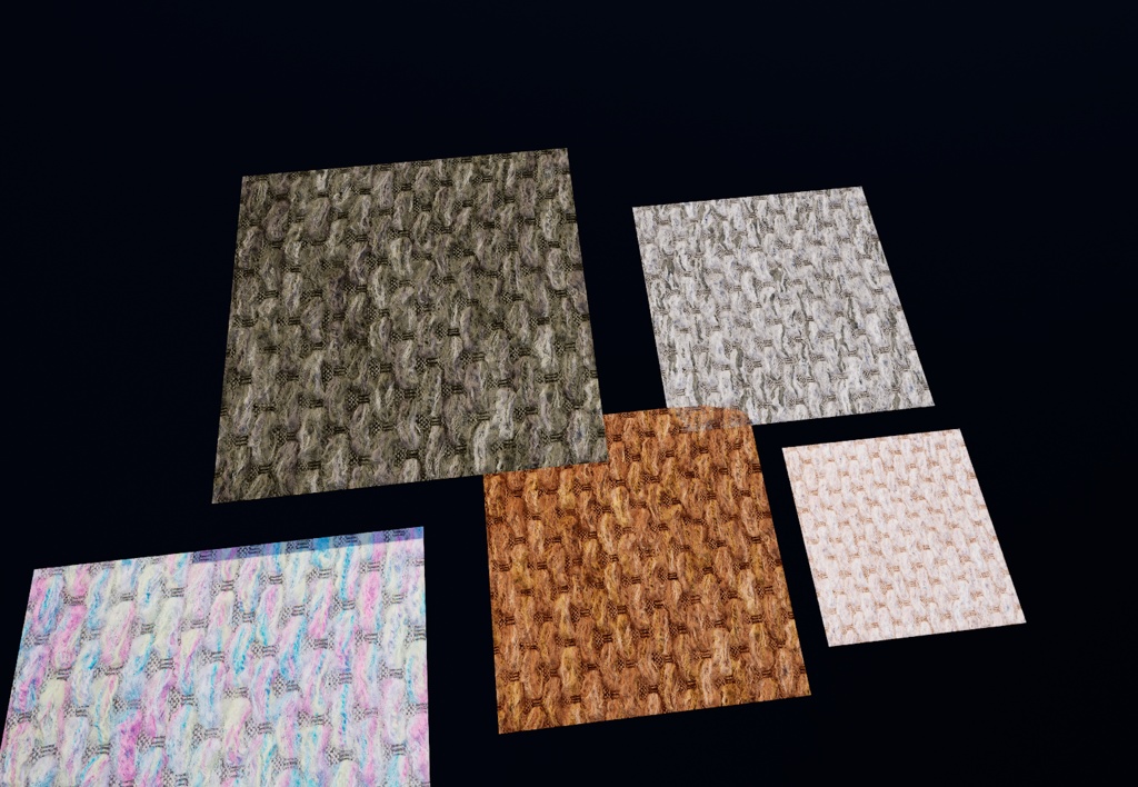 4Kレーステクスチャ6カラーセット AAAV-00185 4K LacePBRTexture6Colors available