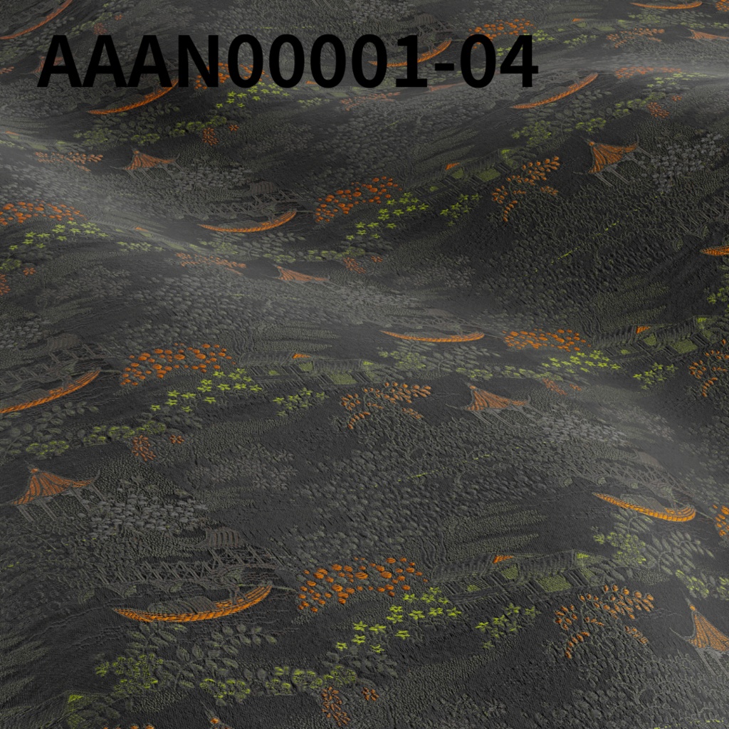 高解像度 チャイナテクスチャ5種類セット23color (AAAN00001~5) 4K Chine 5 pieces 23colorPBRTexture