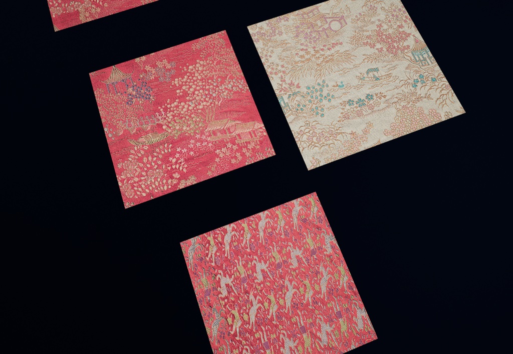 高解像度 チャイナテクスチャ5種類セット23color (AAAN00001~5) 4K Chine 5 pieces 23colorPBRTexture