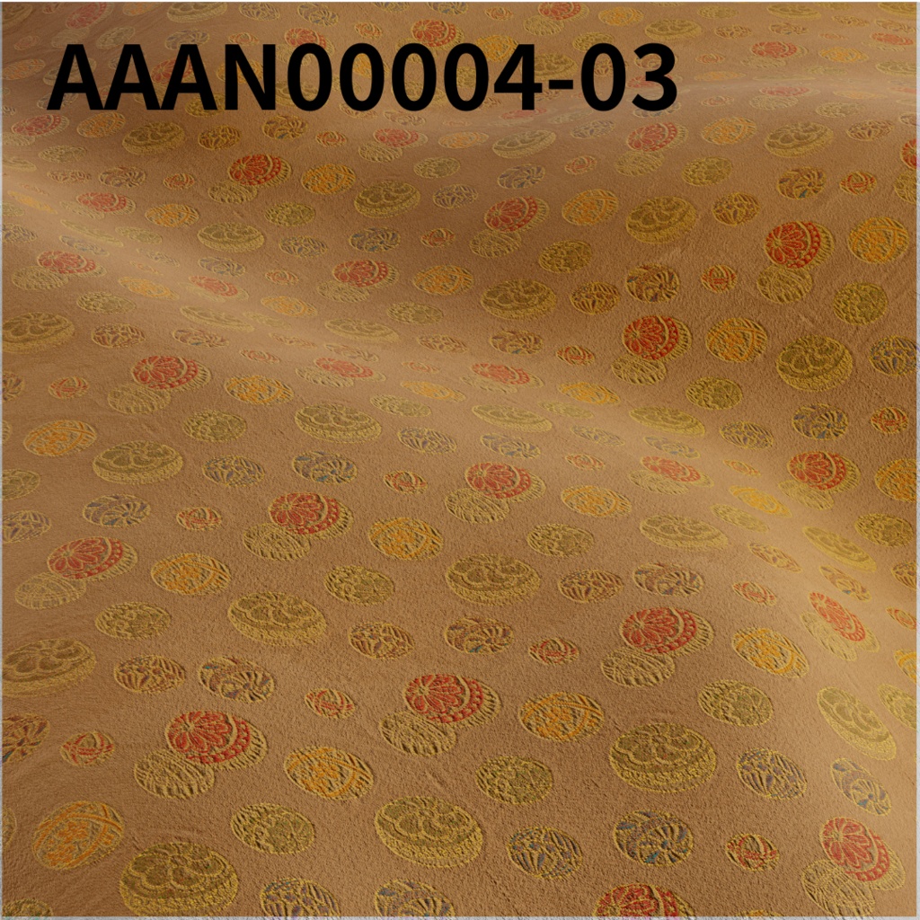 高解像度 チャイナテクスチャ5種類セット23color (AAAN00001~5) 4K Chine 5 pieces 23colorPBRTexture