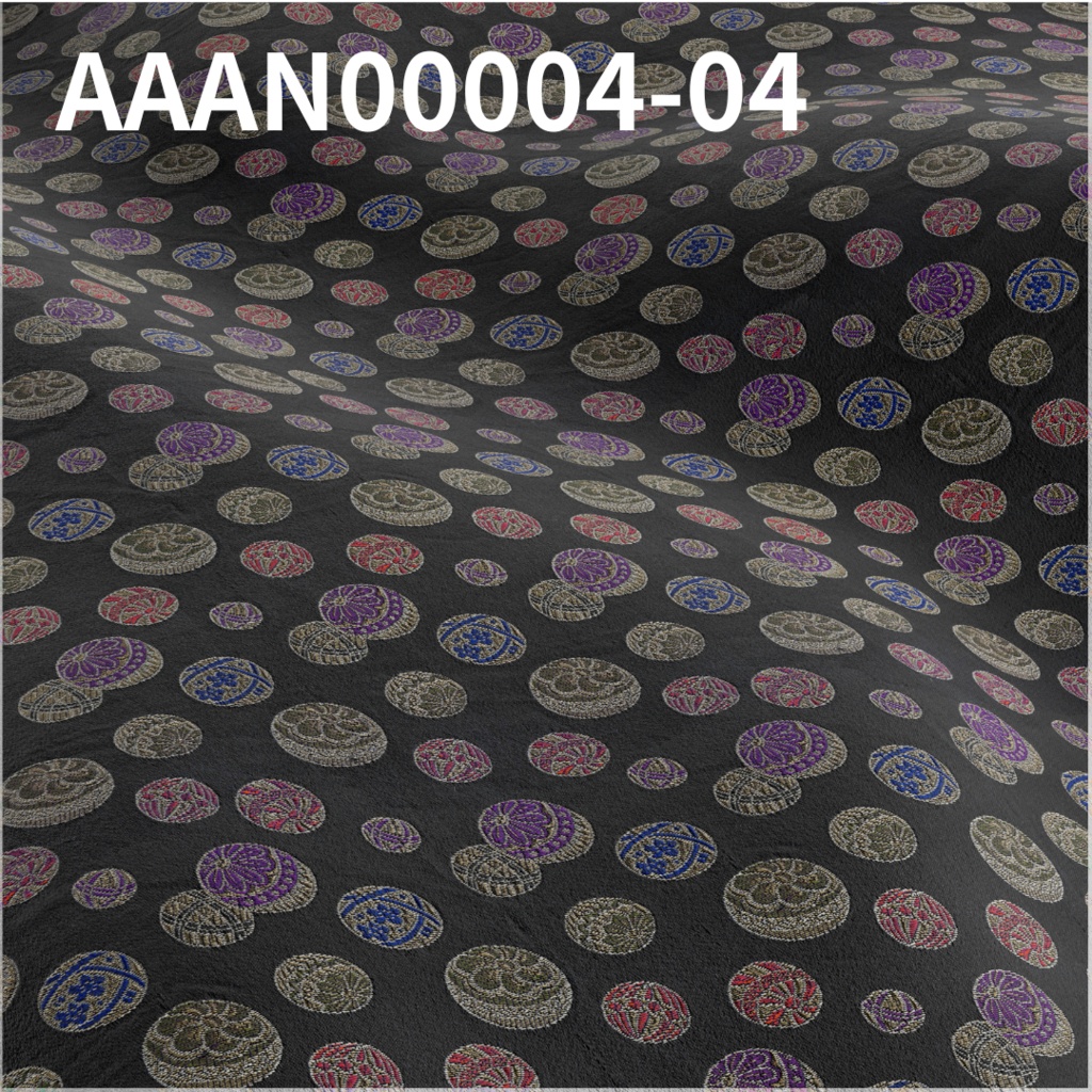 高解像度 チャイナテクスチャ5種類セット23color (AAAN00001~5) 4K Chine 5 pieces 23colorPBRTexture