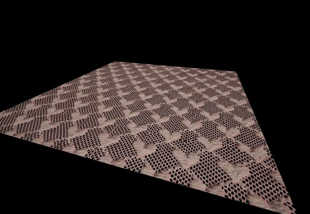 高解像度 ハート柄レースPBRテクスチャ8color付き(AFFR00007)High Solution 8colorPBRTexture