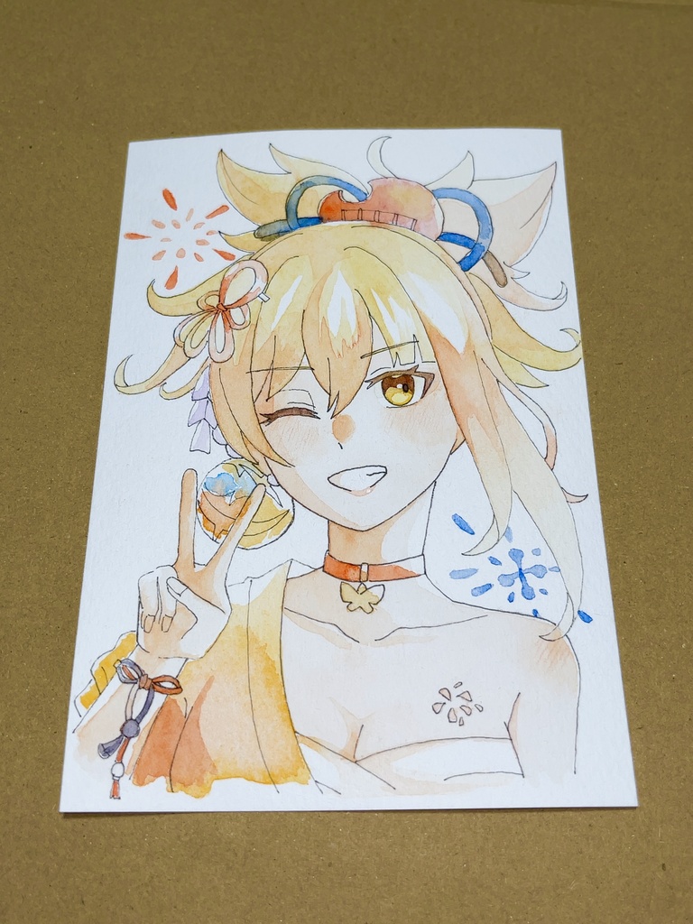 手描きイラスト 宵宮