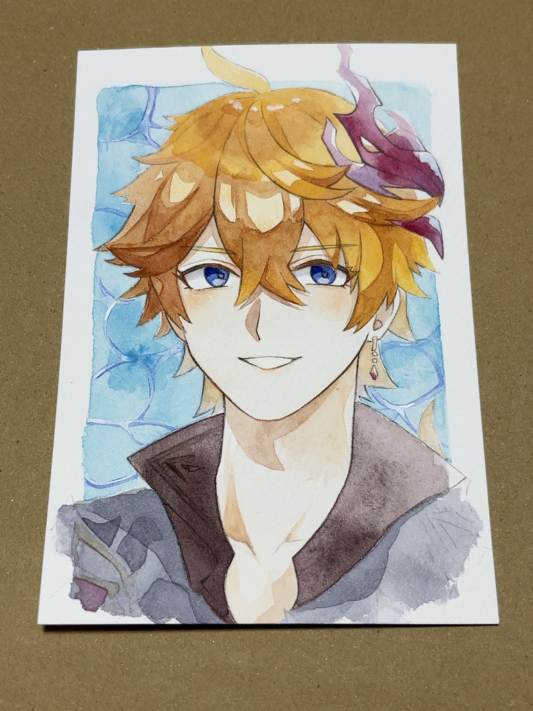 手描きイラスト タルタリヤ