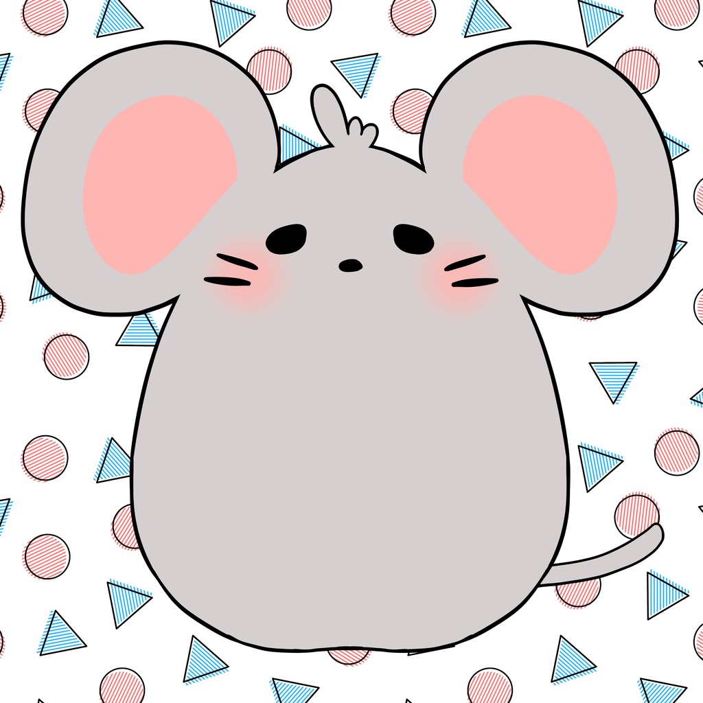 【無料】Live2Dモデル ねずみ