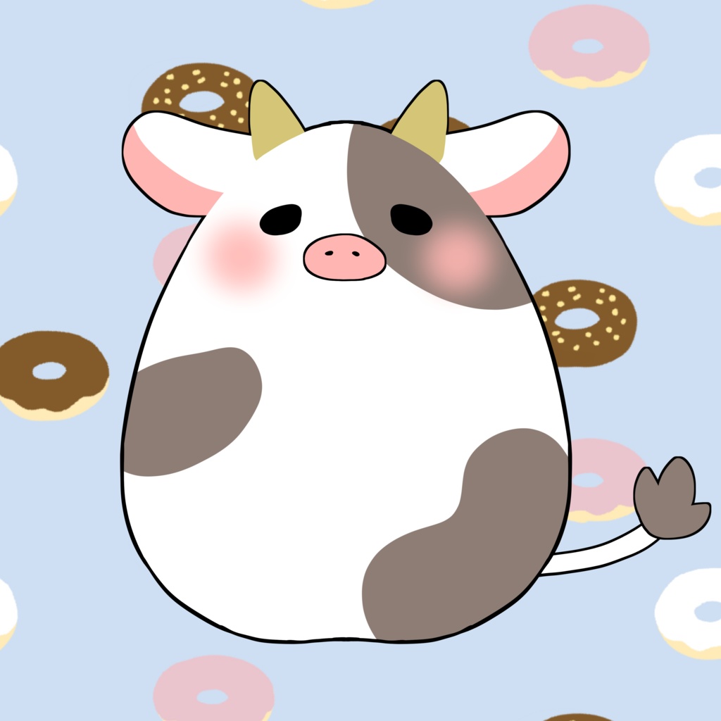 【無料】Live2Dモデル うし