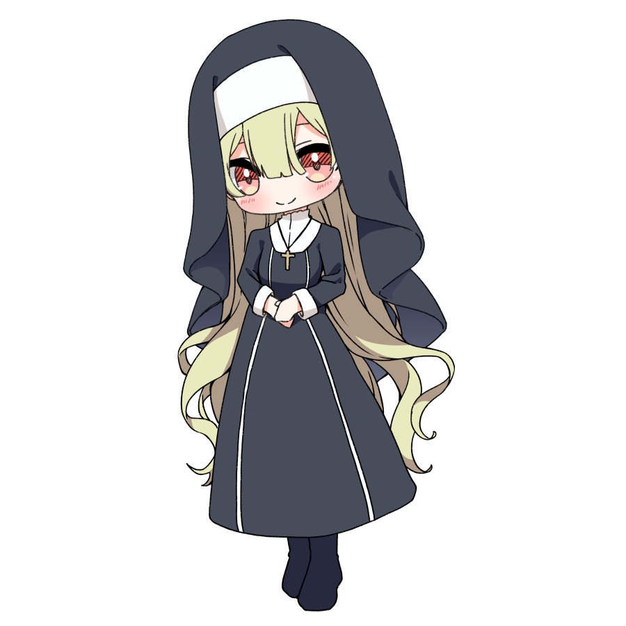 【無料あり】デフォルメ立ち絵素材 シスター