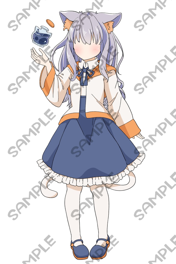 【psdデータ】けもみみ薬師ちゃん【R18利用可】