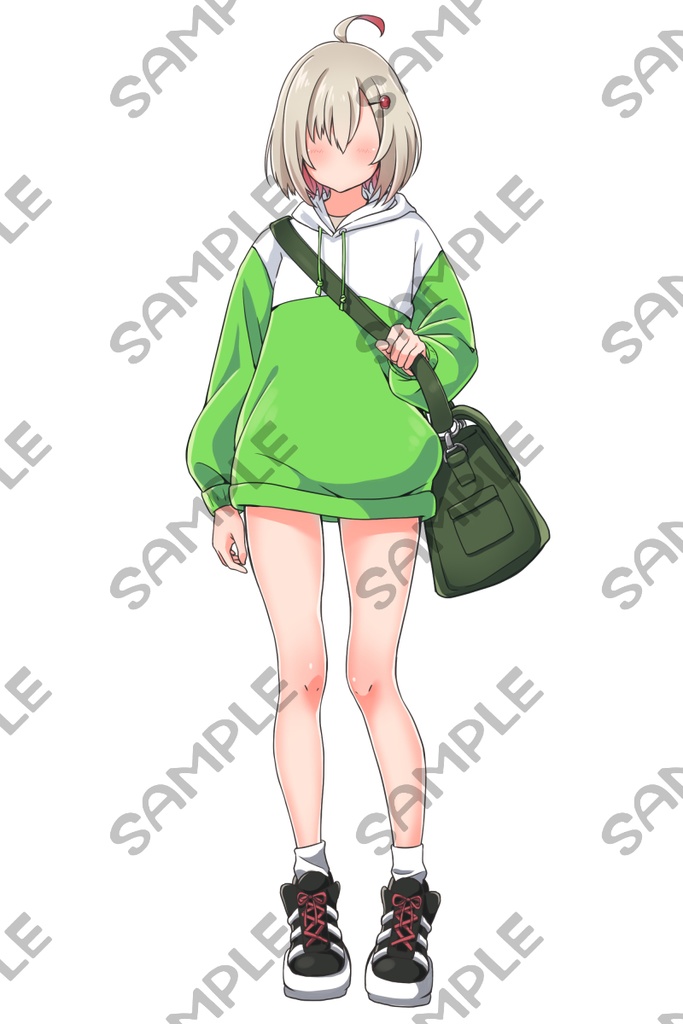 【psdデータ】パーカー少女【R18利用可】