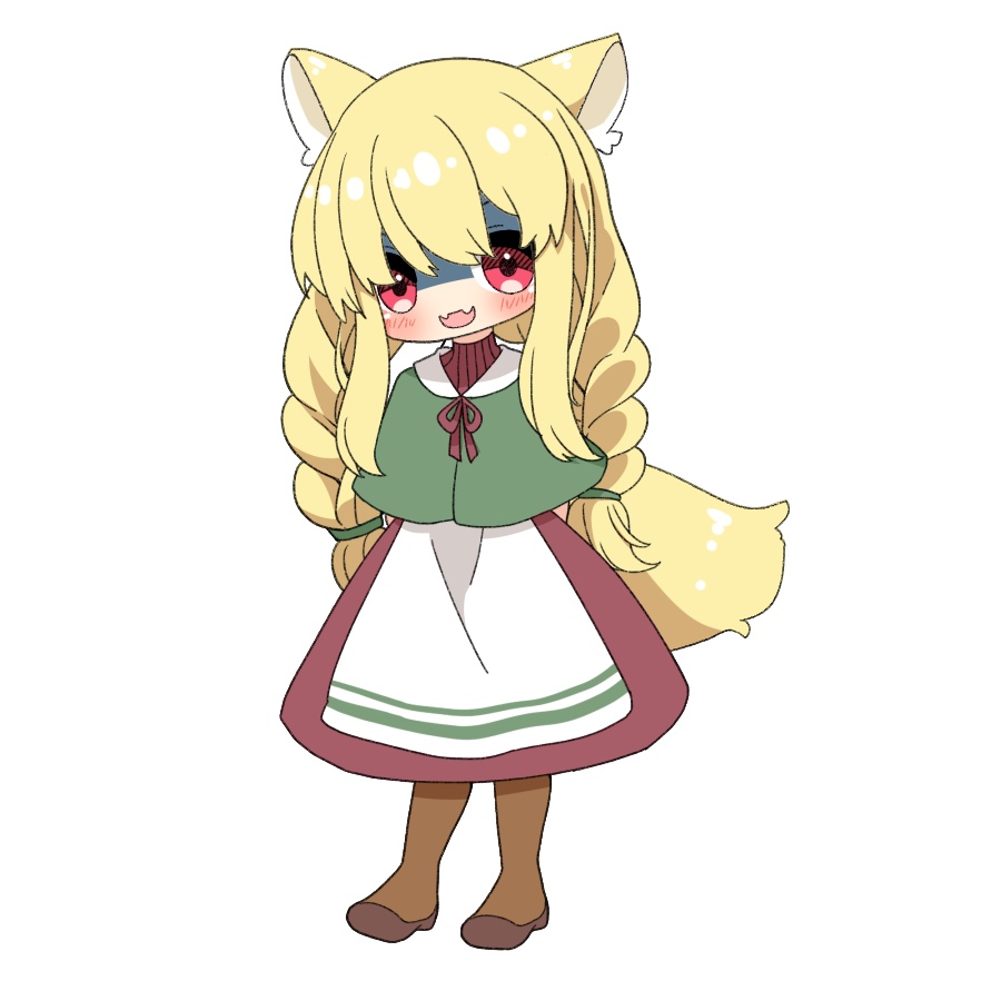 【無料あり】デフォルメ立ち絵素材 人狼&村娘